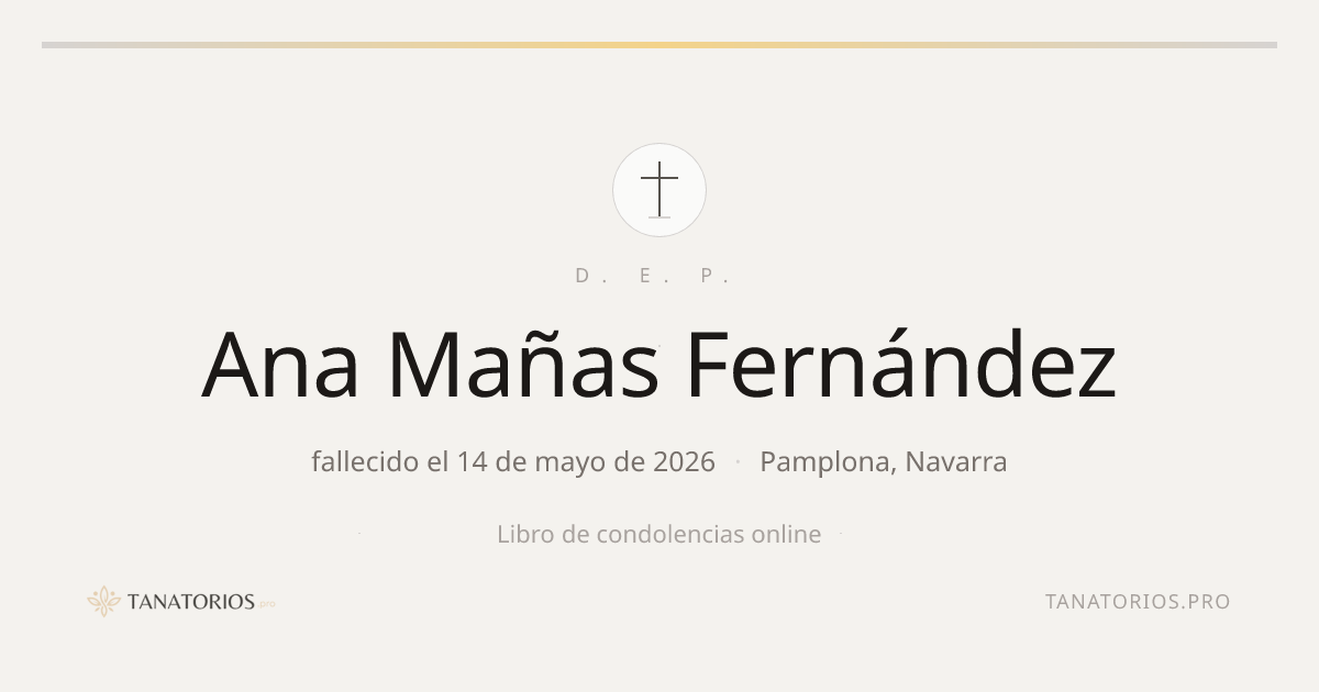 Memorial de Ana Mañas Fernández