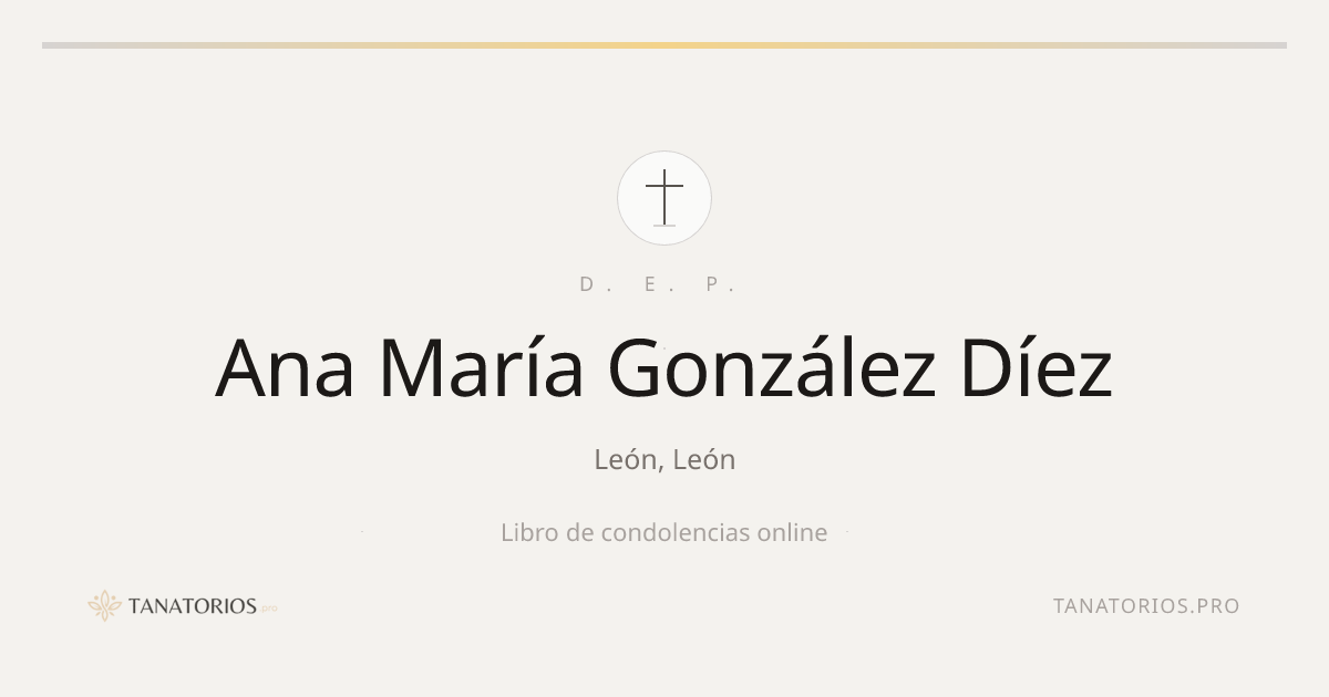 Memorial de Ana María González Díez