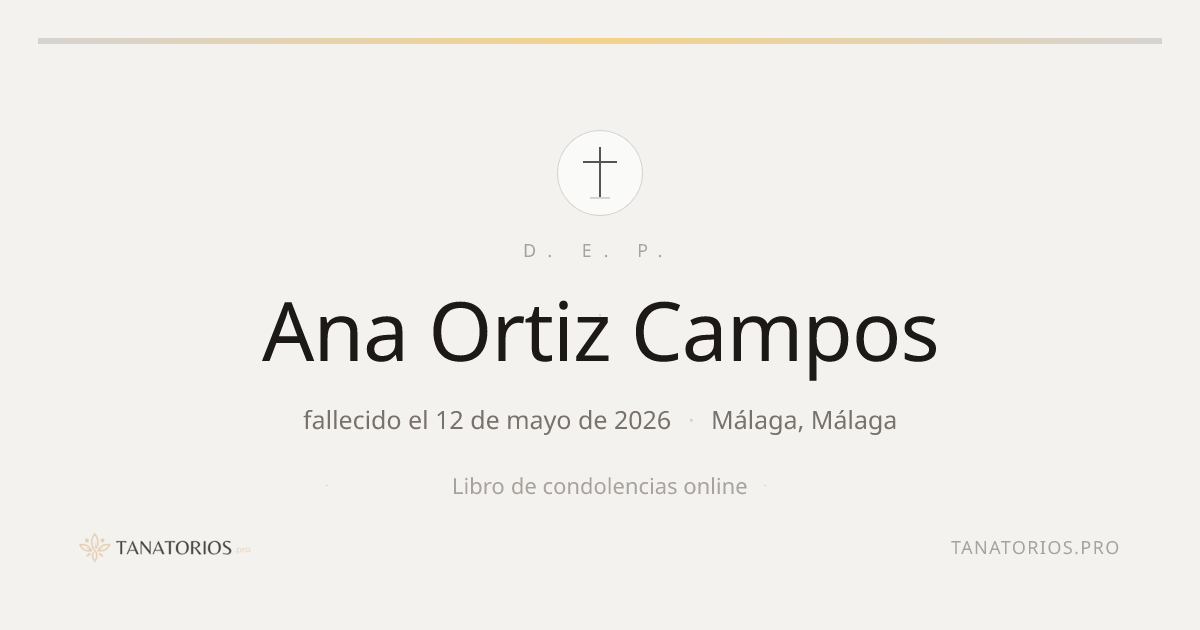Memorial de Ana Ortiz Campos