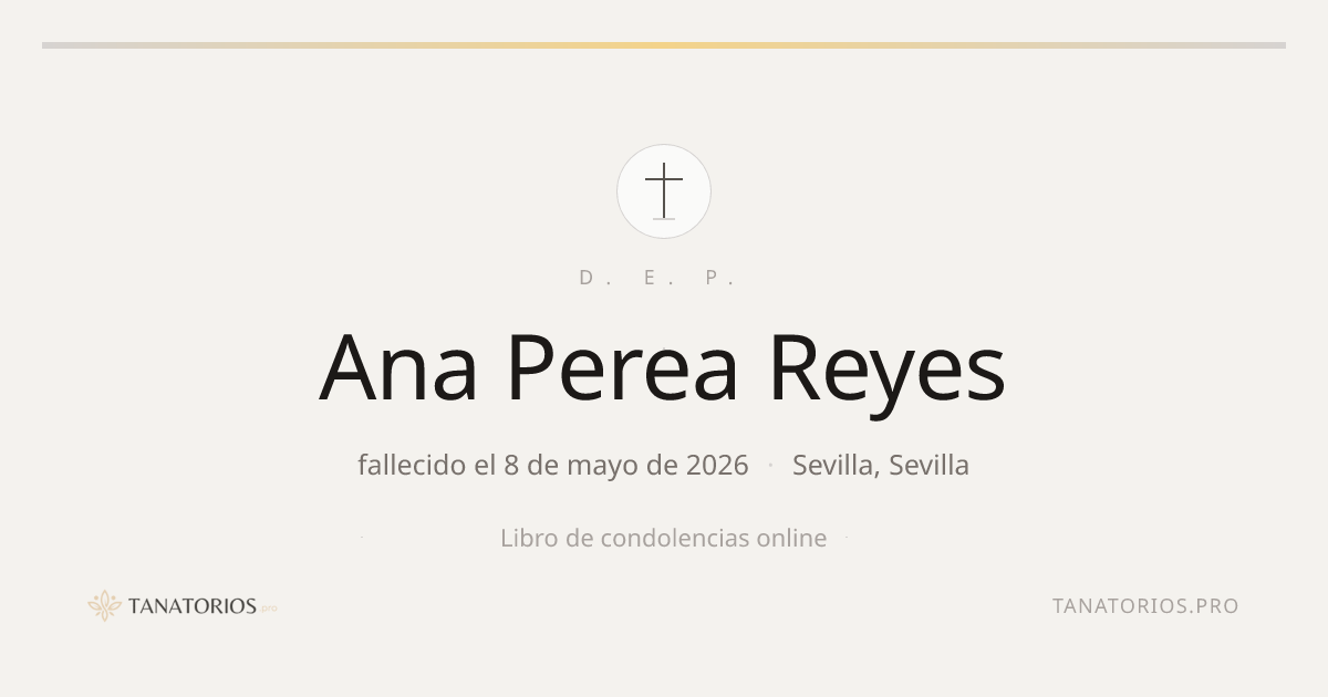Memorial de Ana Perea Reyes