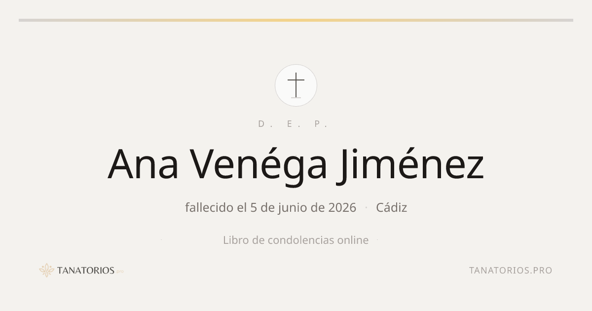 Memorial de Ana Venéga Jiménez