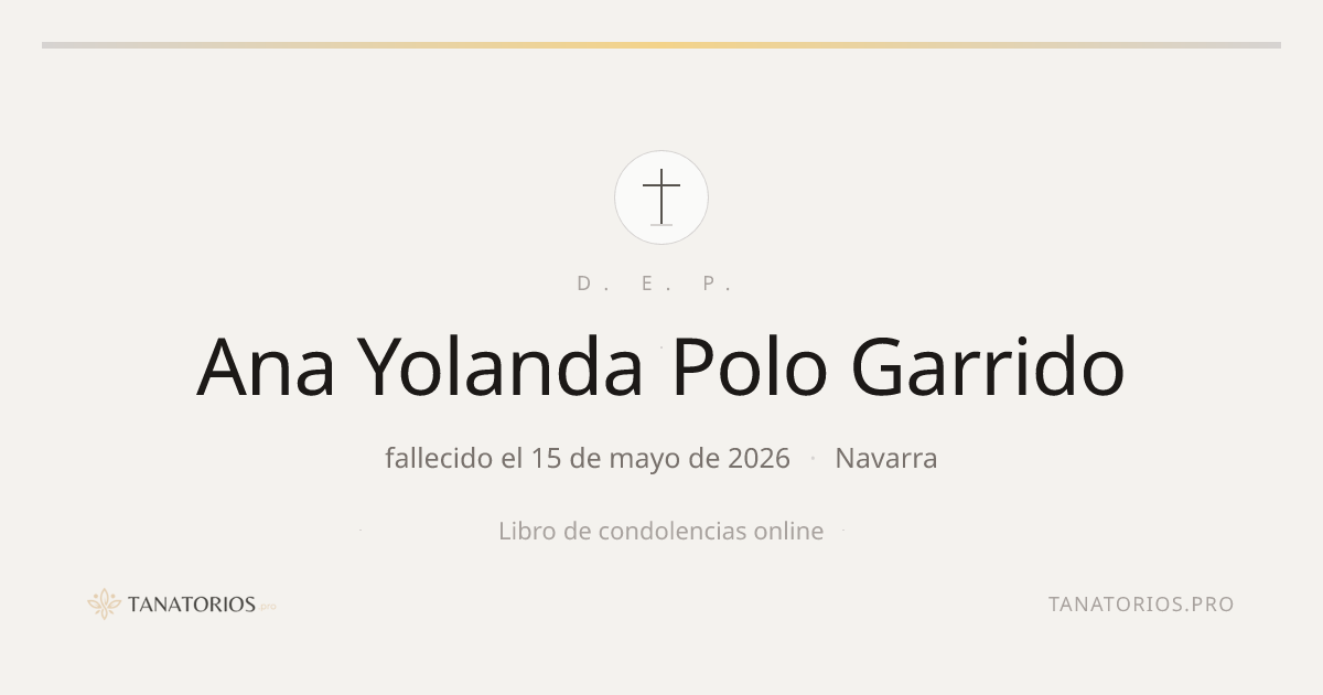 Memorial de Ana Yolanda Polo Garrido