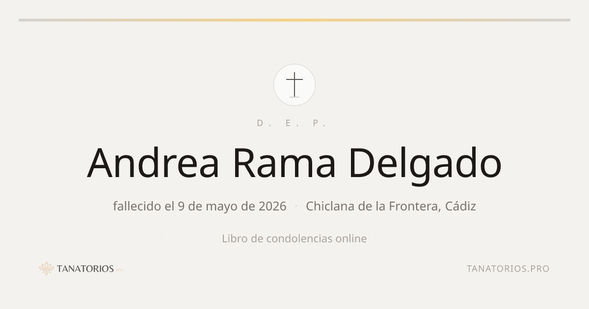 Memorial de Andrea Rama Delgado