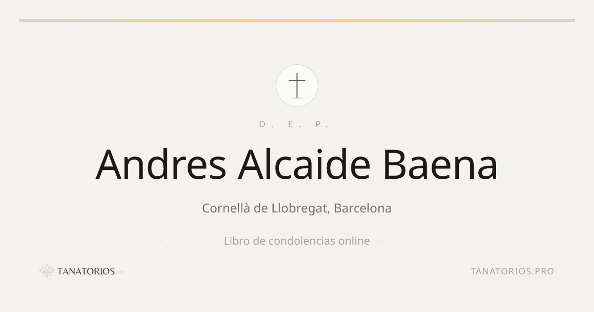 Memorial de Andres Alcaide Baena