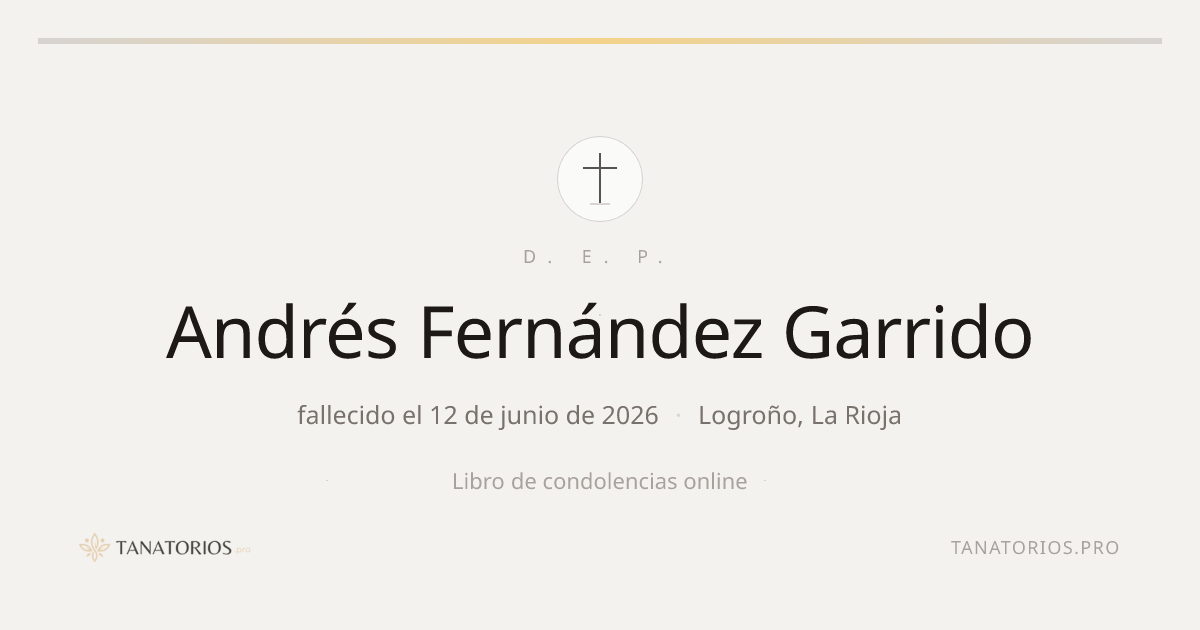 Memorial de Andrés Fernández Garrido
