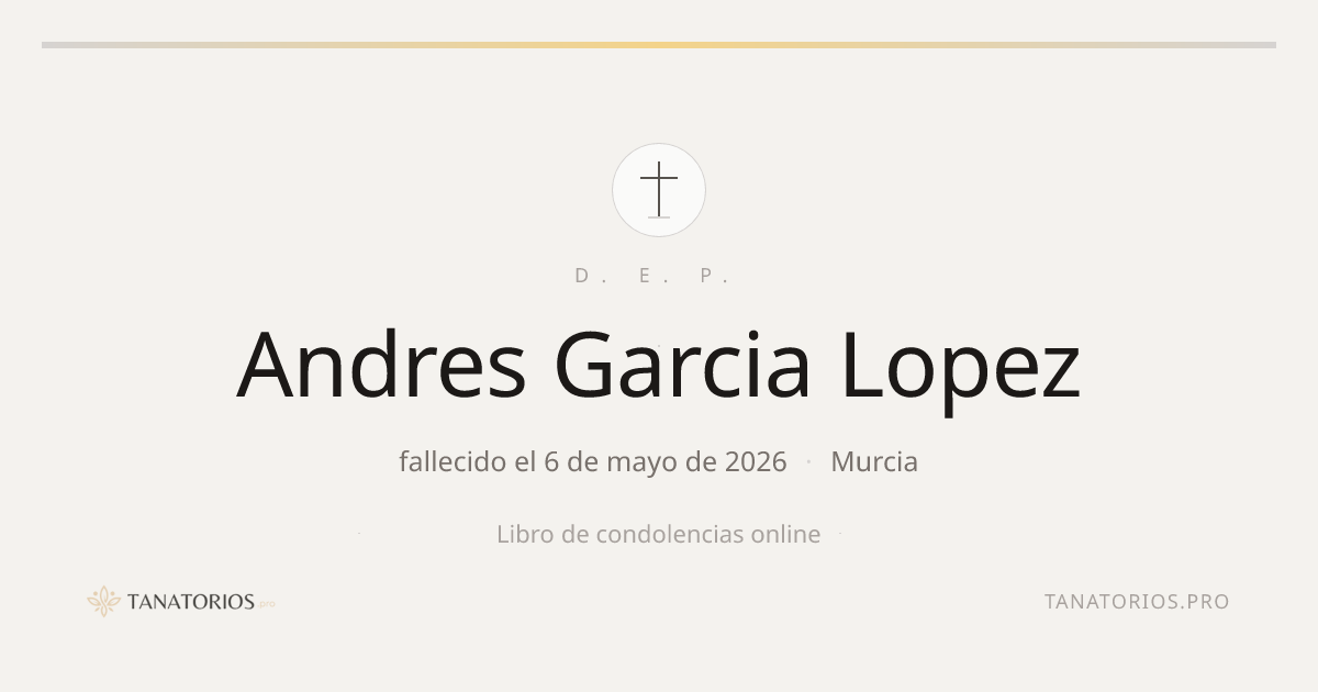 Memorial de Andres Garcia Lopez