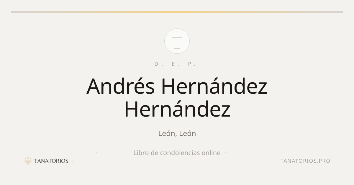 Memorial de Andrés Hernández Hernández