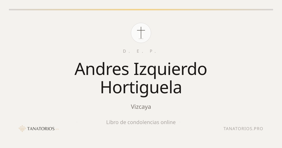 Memorial de Andres Izquierdo Hortiguela