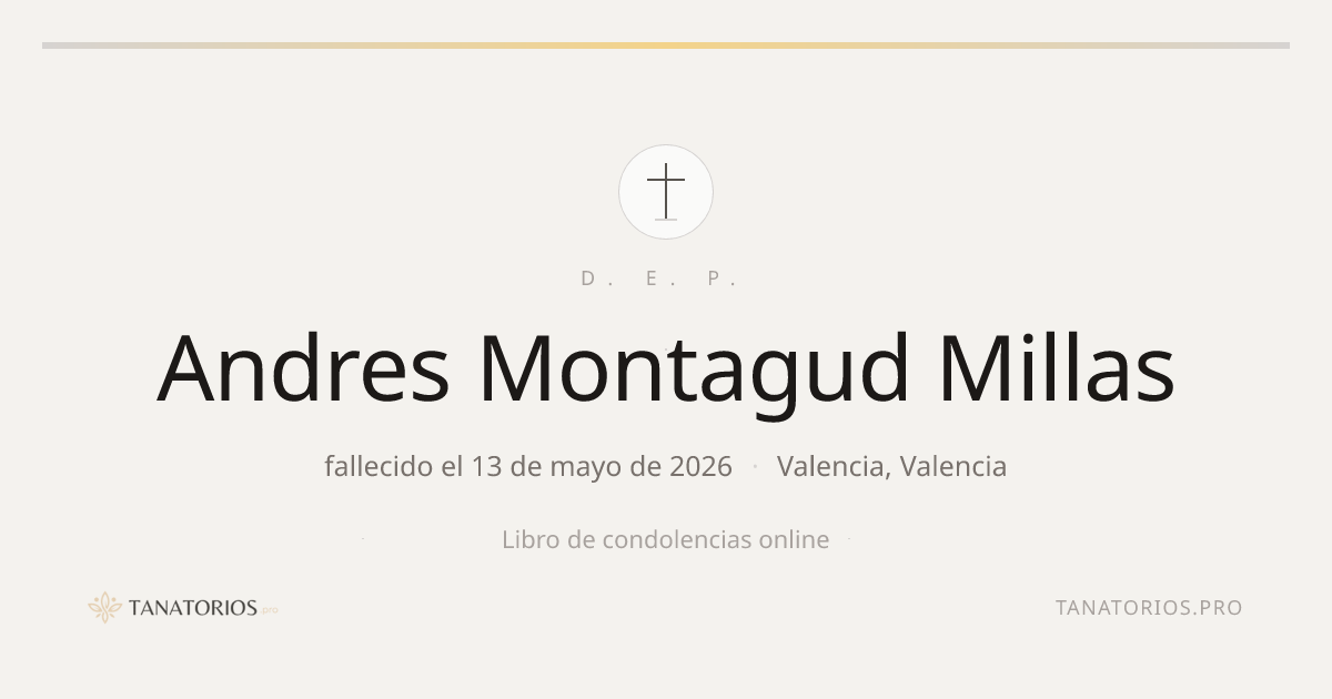 Memorial de Andres Montagud Millas