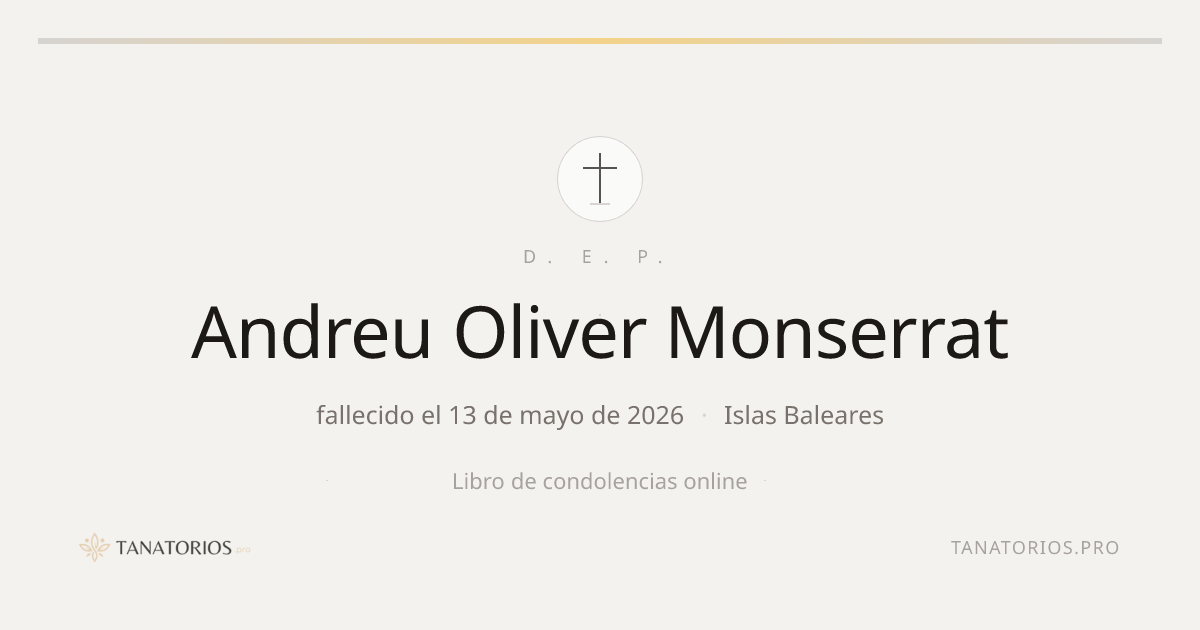 Memorial de Andreu Oliver Monserrat