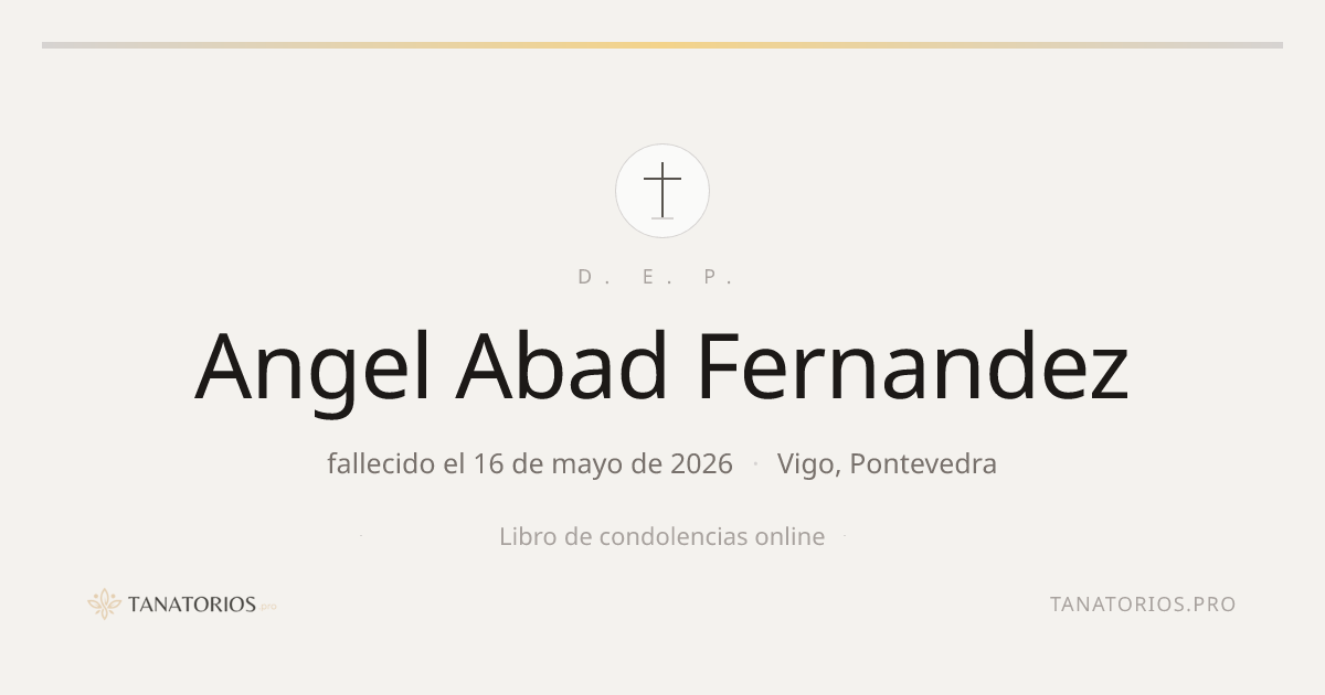Memorial de Angel Abad Fernandez