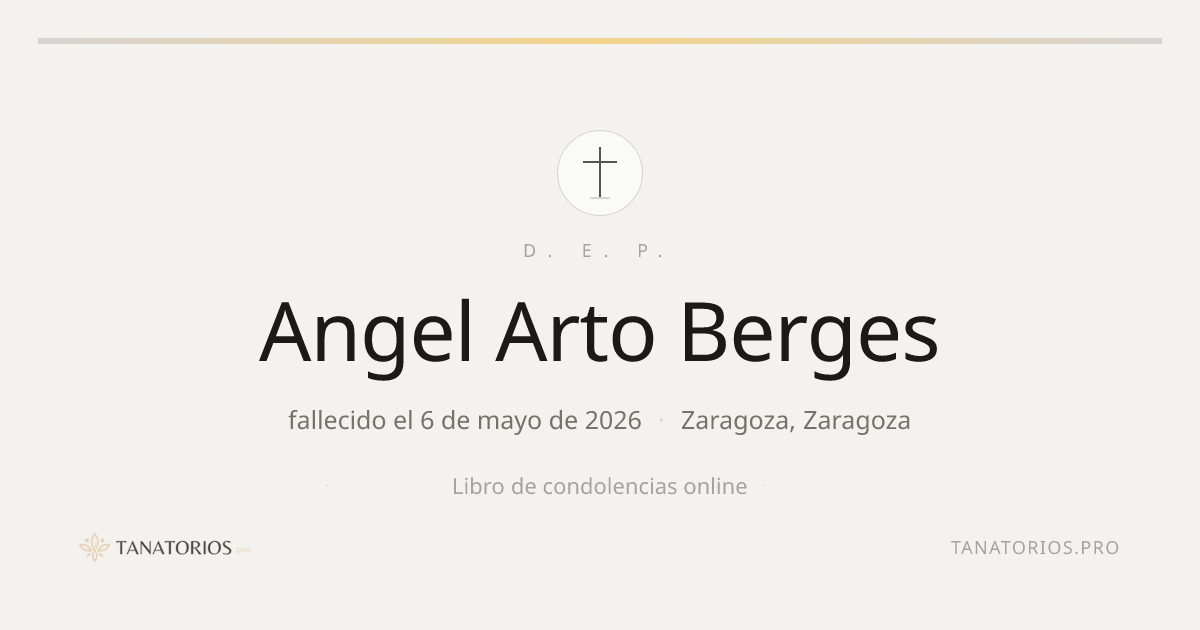 Memorial de Angel Arto Berges