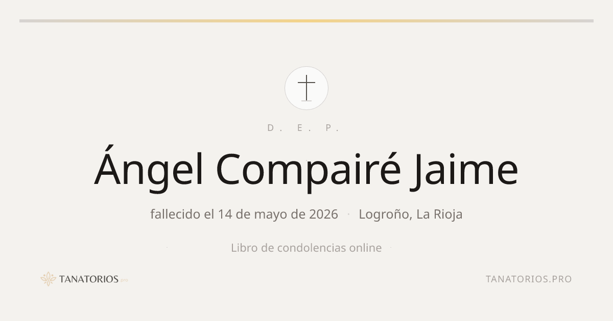 Memorial de Ángel Compairé Jaime