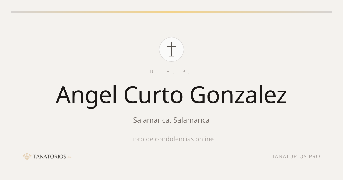 Memorial de Angel Curto Gonzalez