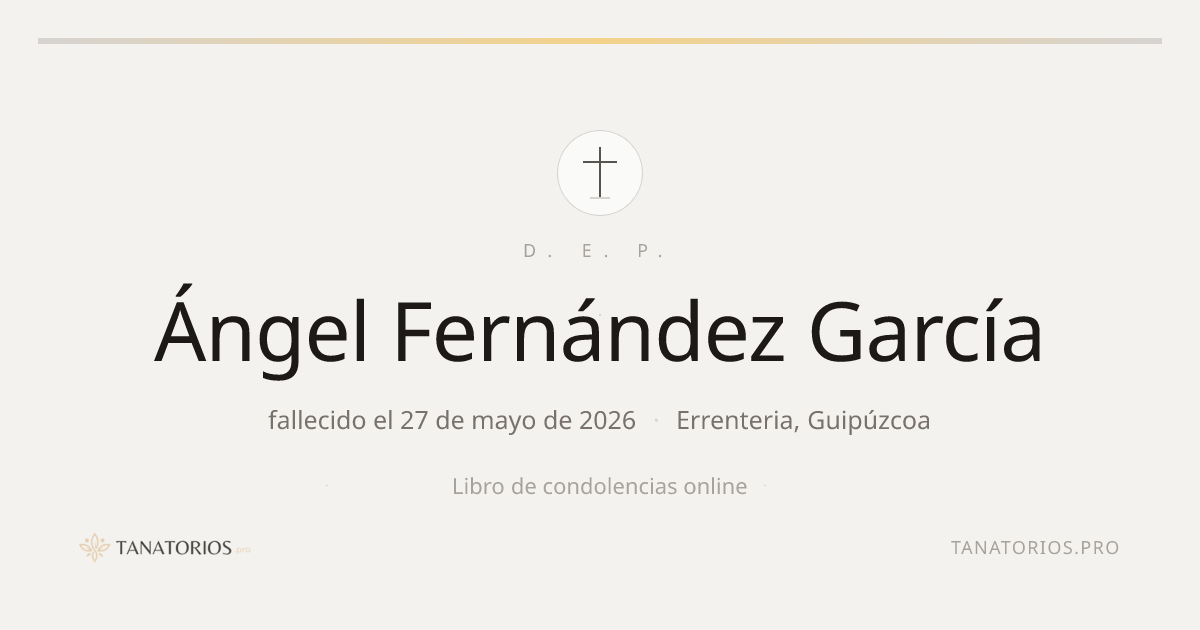 Memorial de Ángel Fernández García