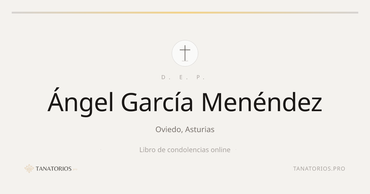 Memorial de Ángel García Menéndez
