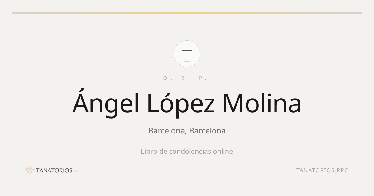 Memorial de Ángel López Molina