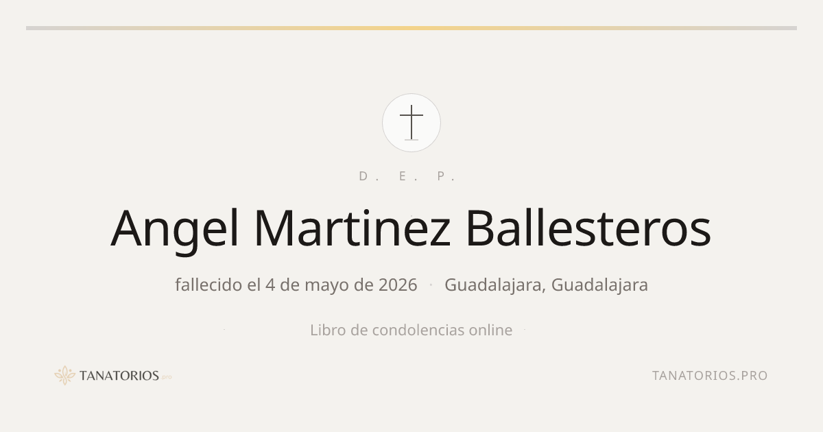 Memorial de Angel Martinez Ballesteros