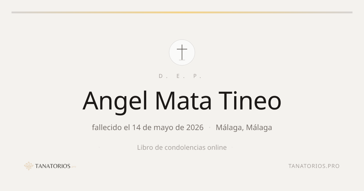 Memorial de Angel Mata Tineo