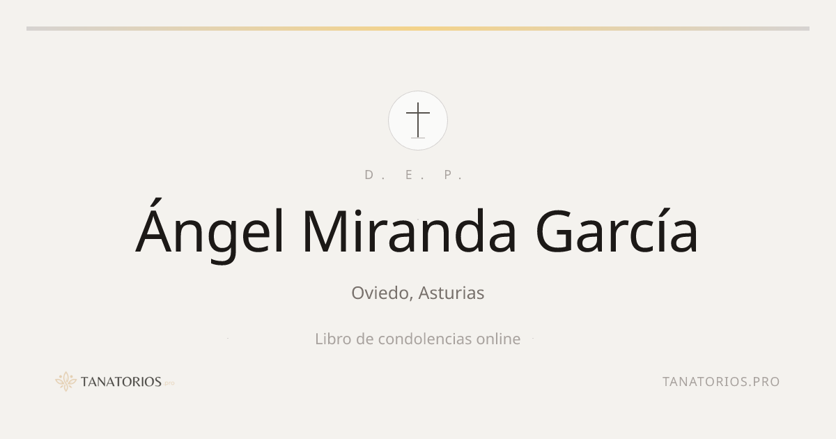 Memorial de Ángel Miranda García