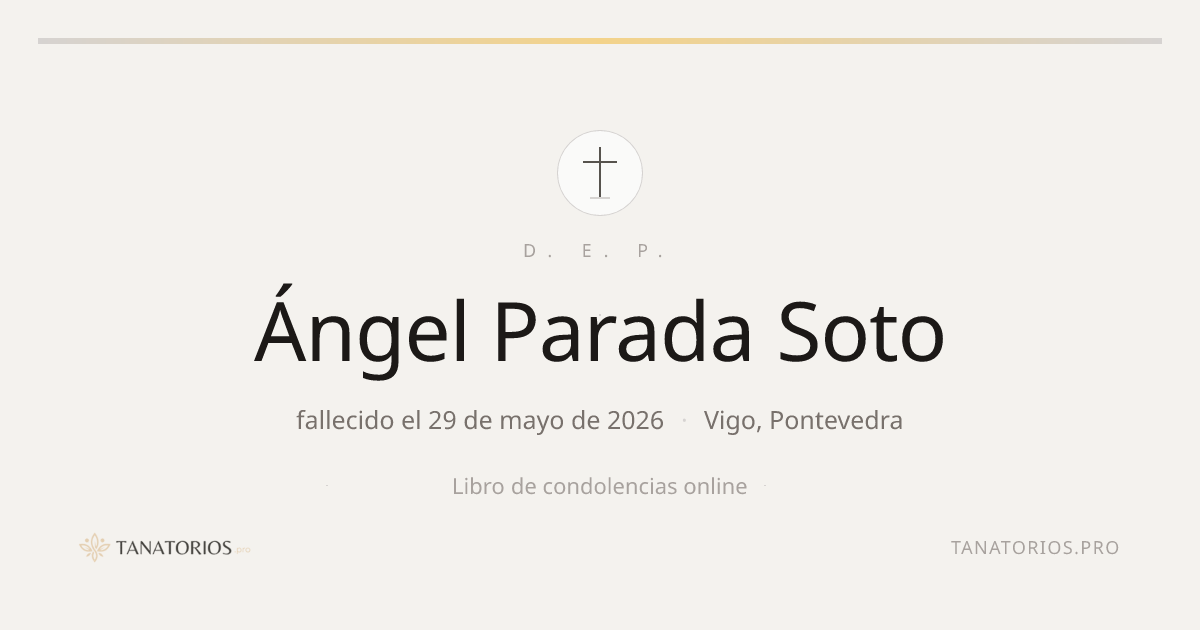 Memorial de Ángel Parada Soto