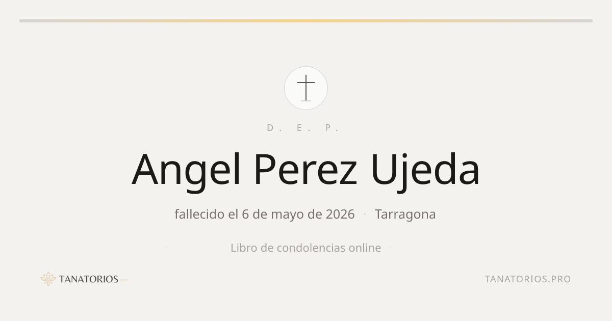 Memorial de Angel Perez Ujeda
