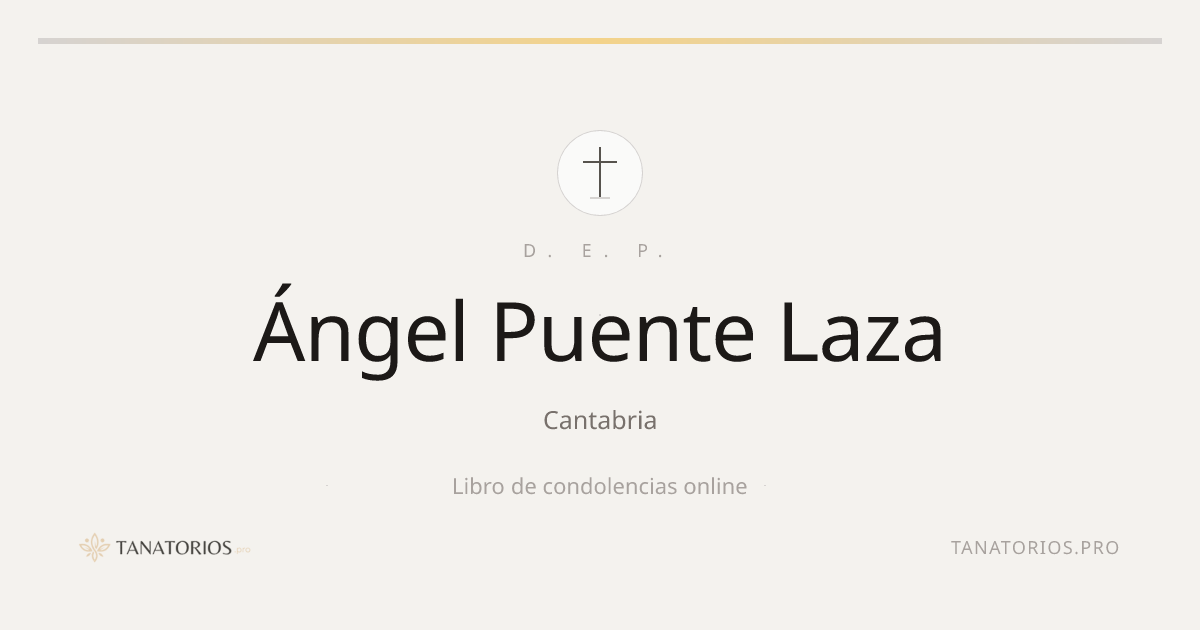 Memorial de Ángel Puente Laza