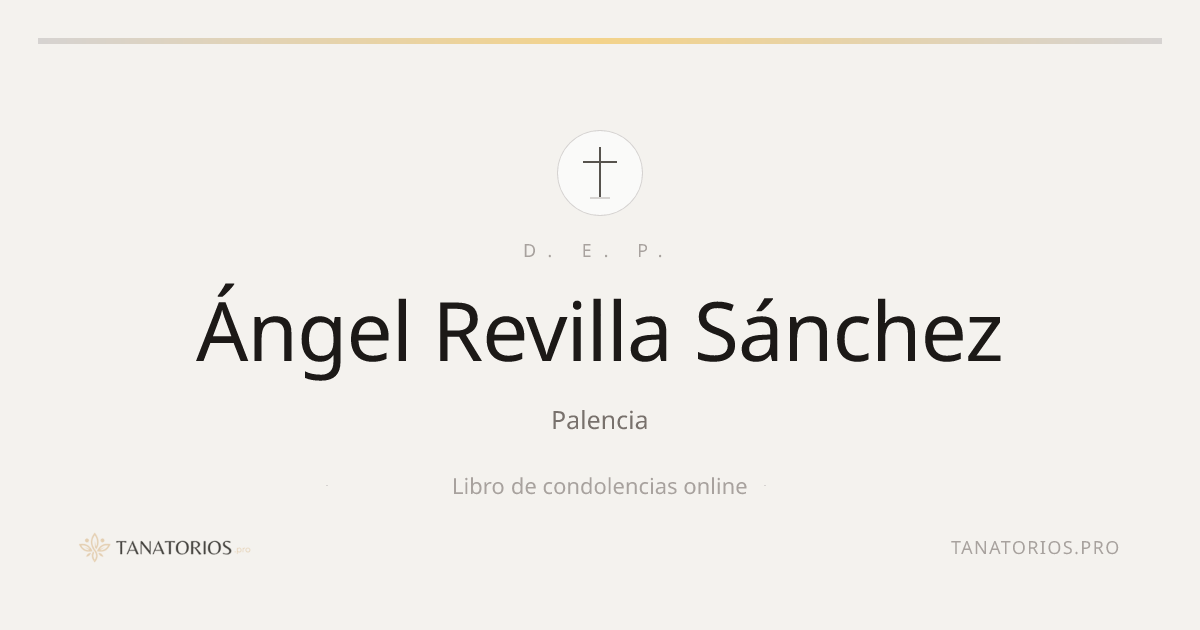 Memorial de Ángel Revilla Sánchez