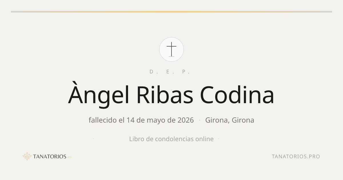 Memorial de Àngel Ribas Codina