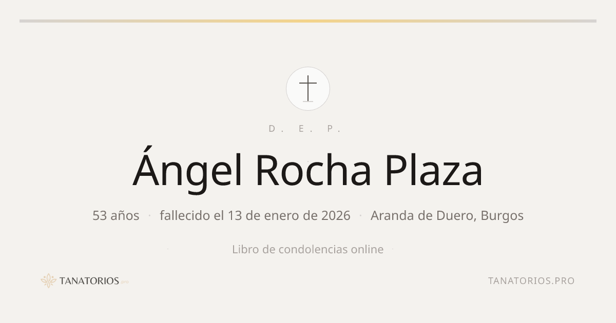 Memorial de Ángel Rocha Plaza