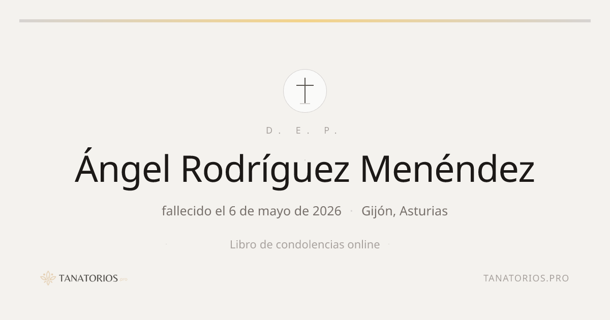 Memorial de Ángel Rodríguez Menéndez