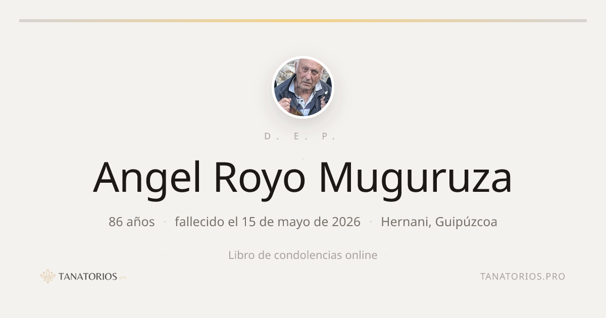 Memorial de Angel Royo Muguruza