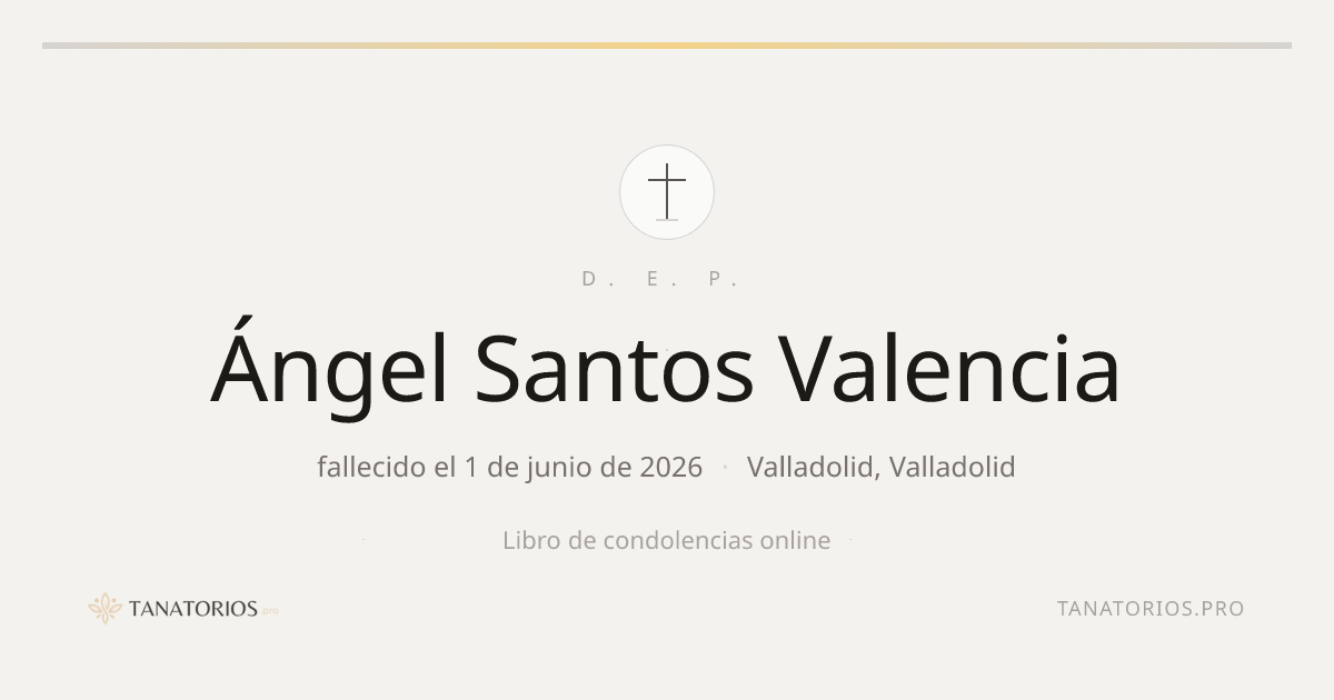 Memorial de Ángel Santos Valencia
