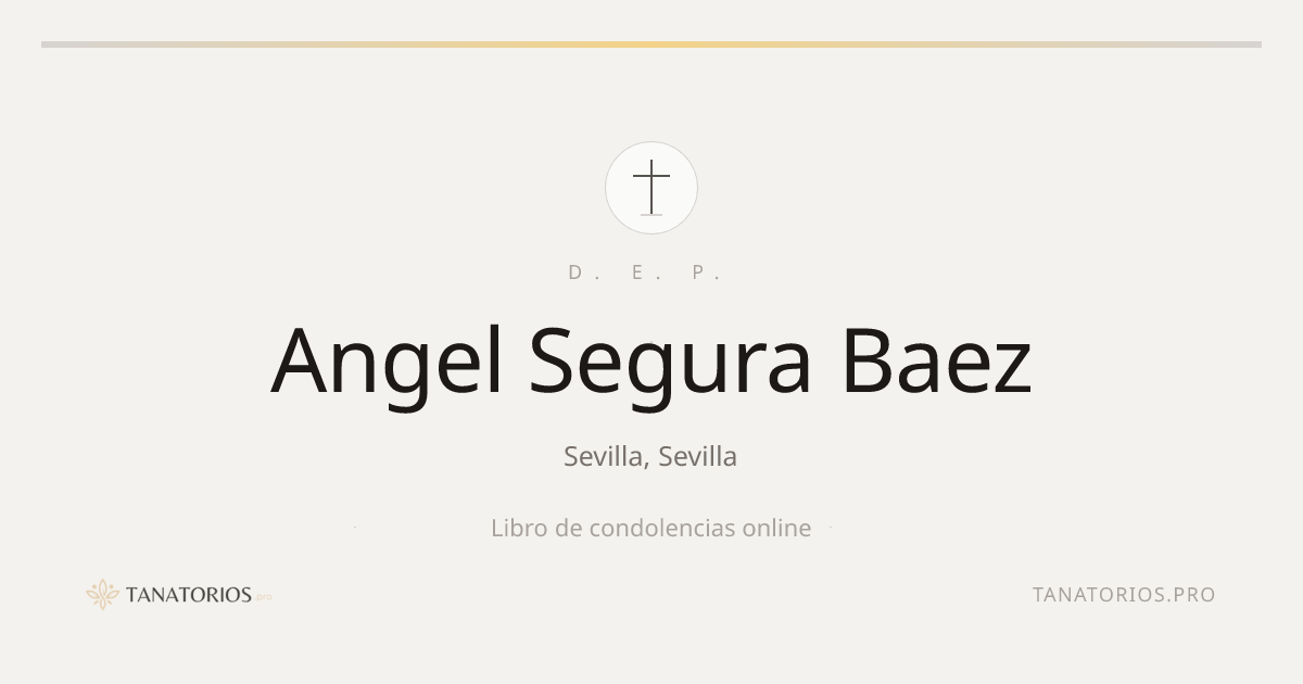 Memorial de Angel Segura Baez