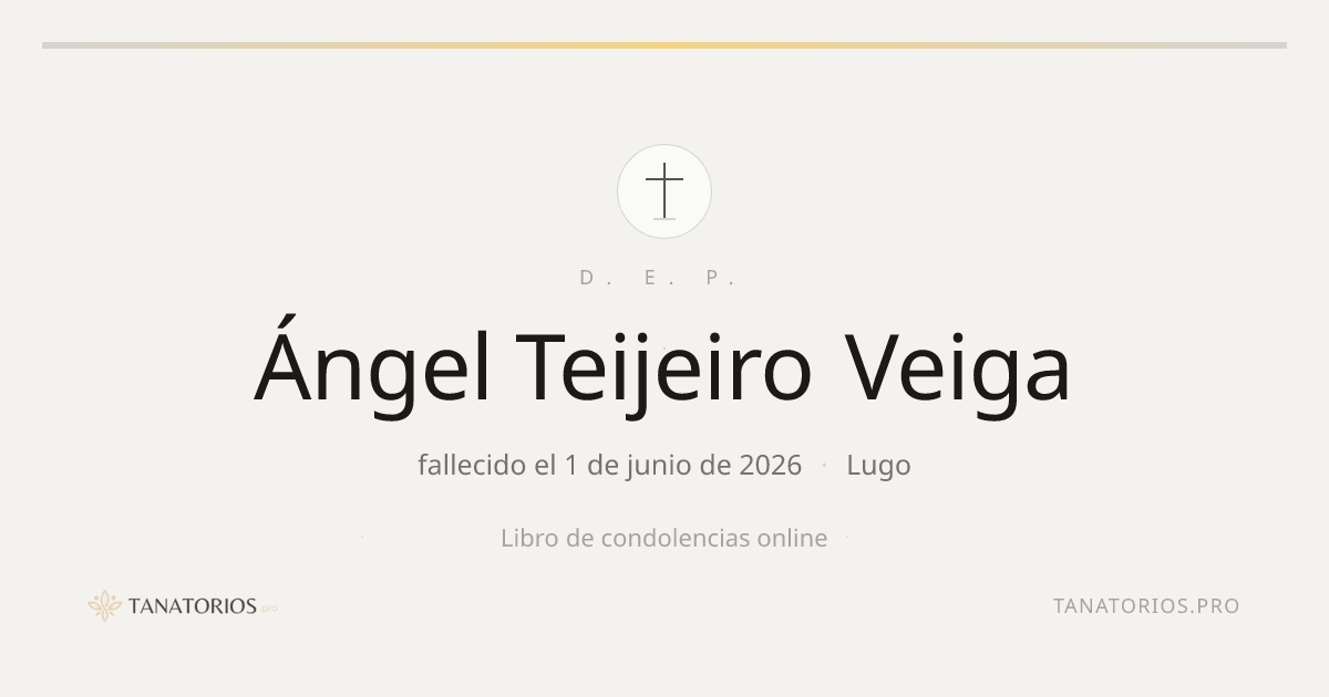 Memorial de Ángel Teijeiro Veiga