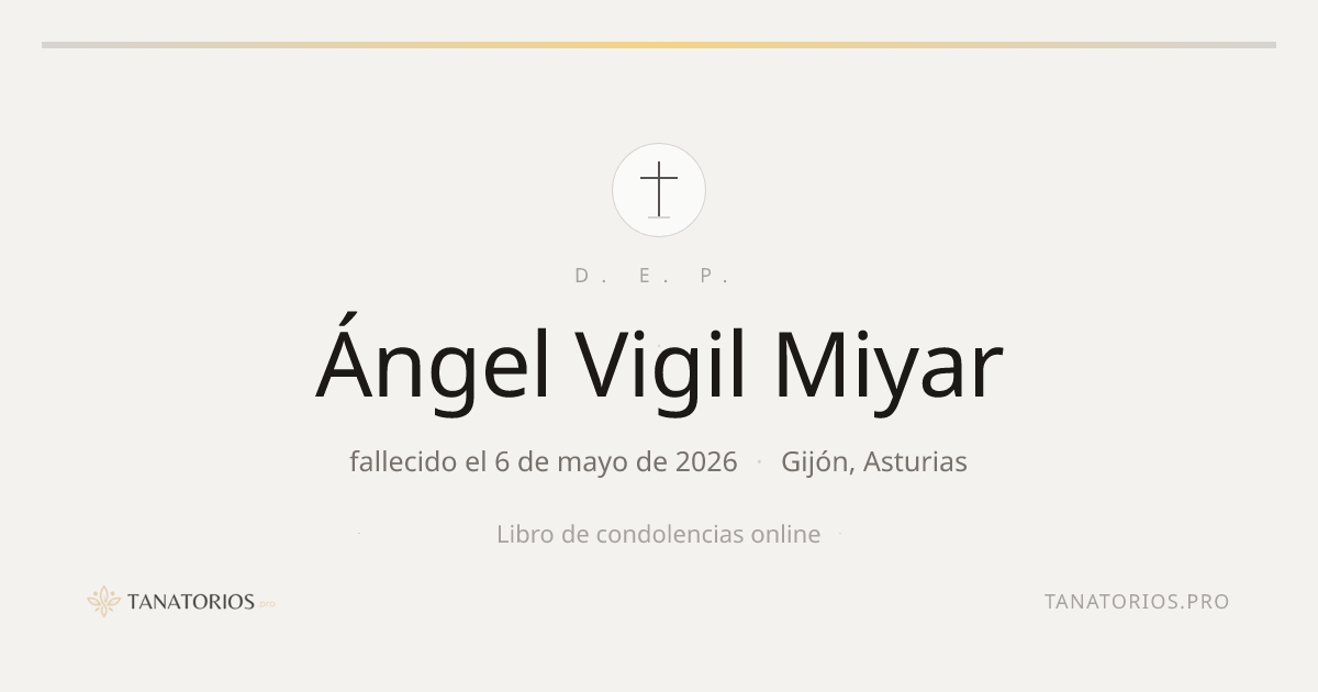 Memorial de Ángel Vigil Miyar