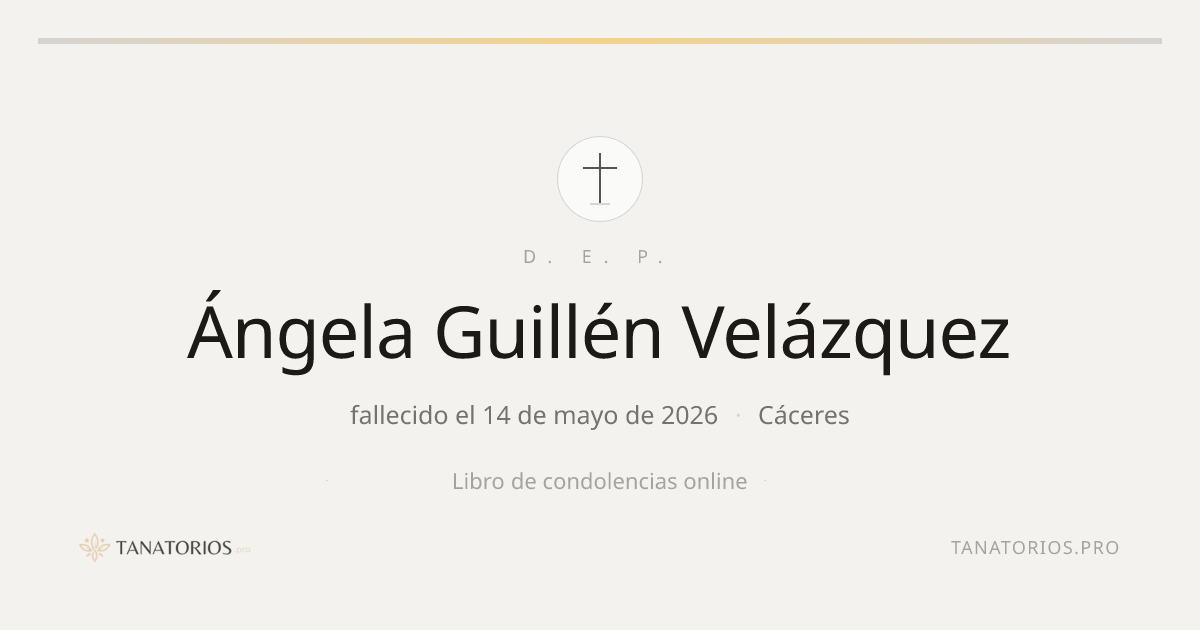 Memorial de Ángela Guillén Velázquez