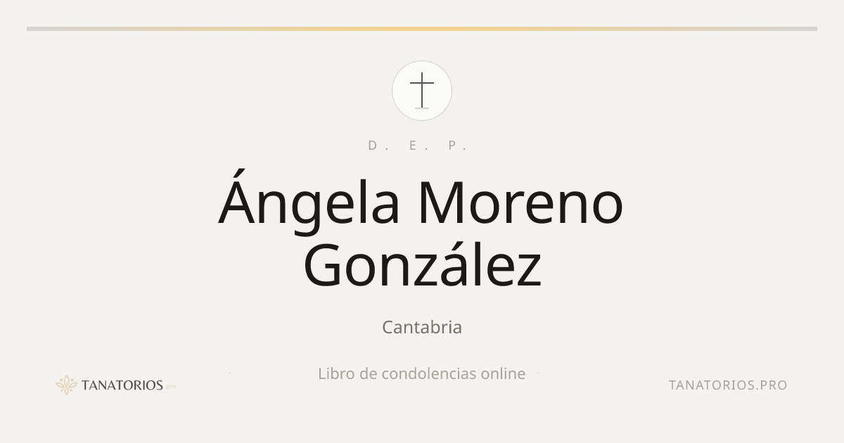 Memorial de Ángela Moreno González