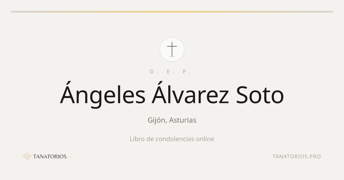 Memorial de Ángeles Álvarez Soto
