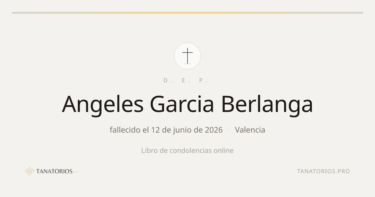 Memorial de Angeles Garcia Berlanga