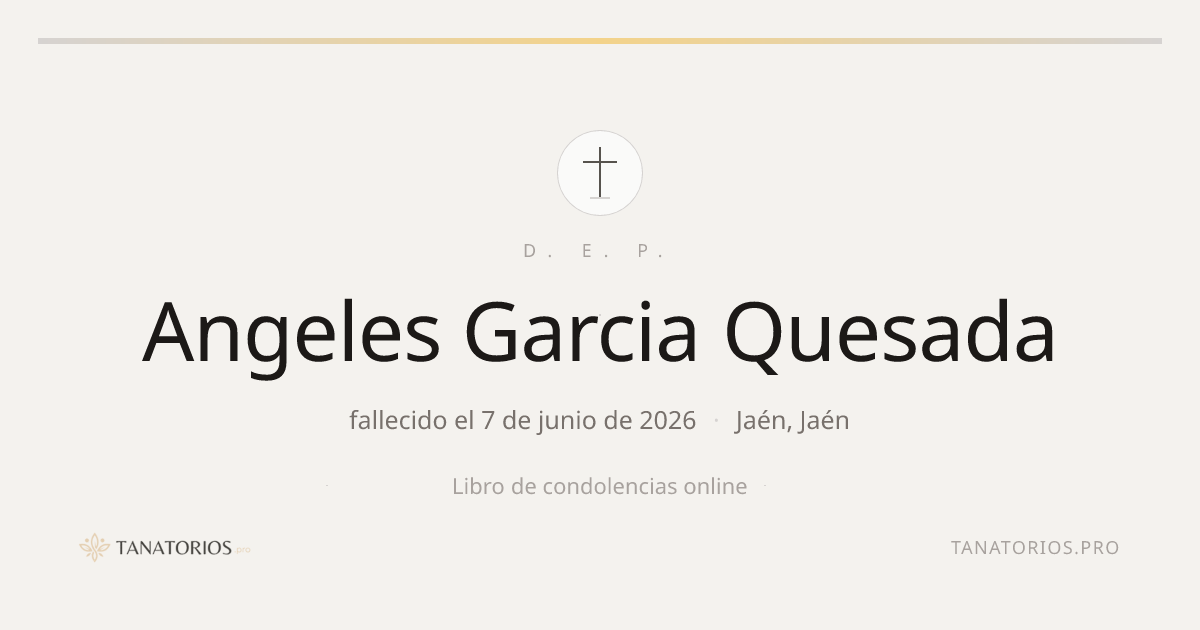 Memorial de Angeles Garcia Quesada