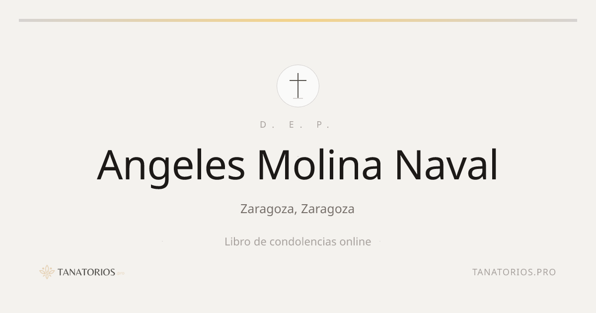 Memorial de Angeles Molina Naval