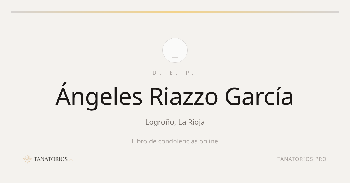 Memorial de Ángeles Riazzo García