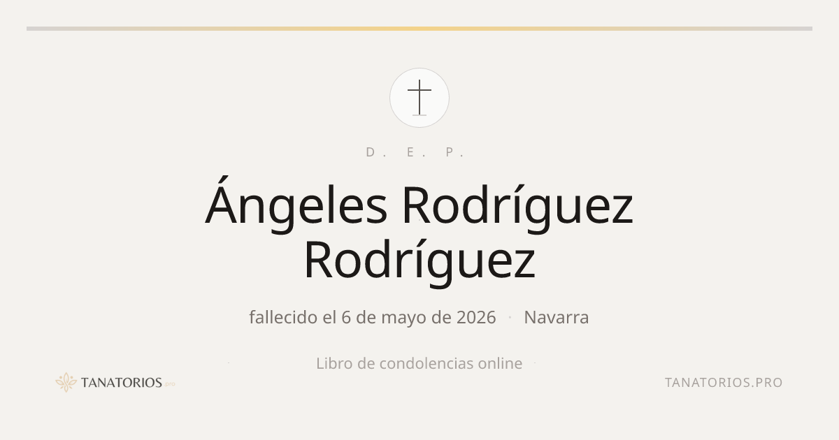 Memorial de Ángeles Rodríguez Rodríguez