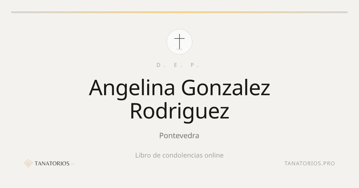 Memorial de Angelina Gonzalez Rodriguez