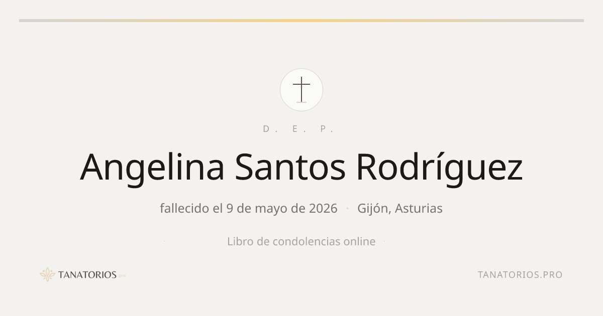 Memorial de Angelina Santos Rodríguez