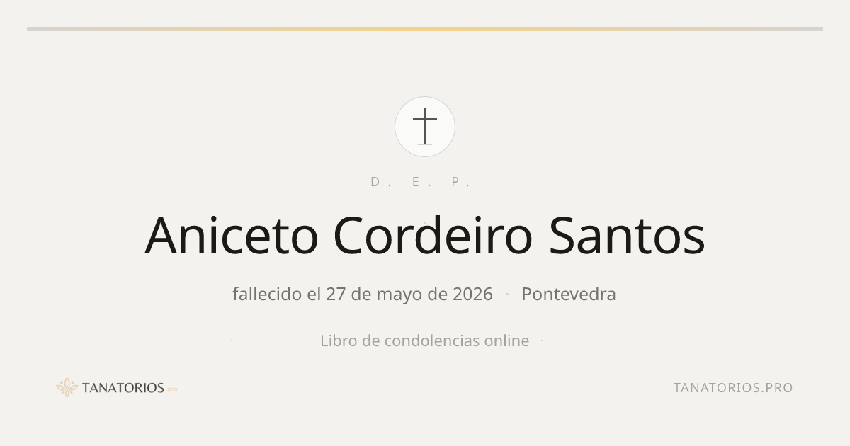 Memorial de Aniceto Cordeiro Santos