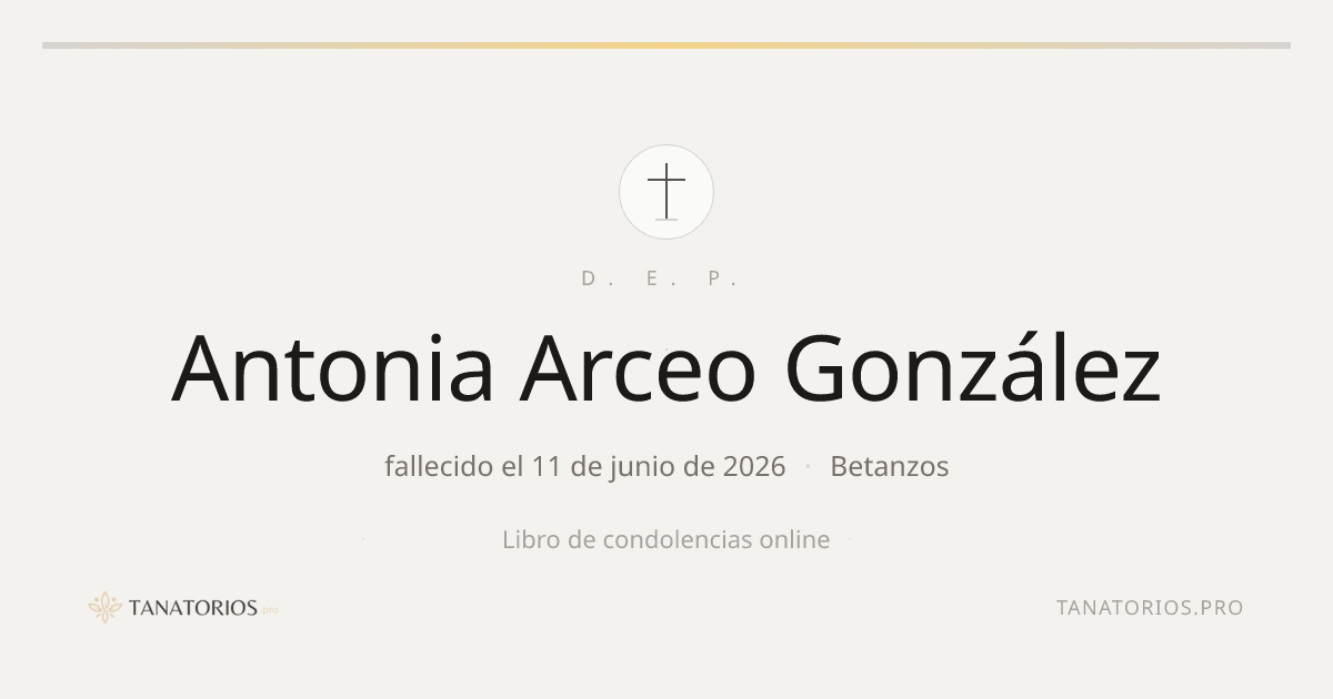 Memorial de Antonia Arceo González
