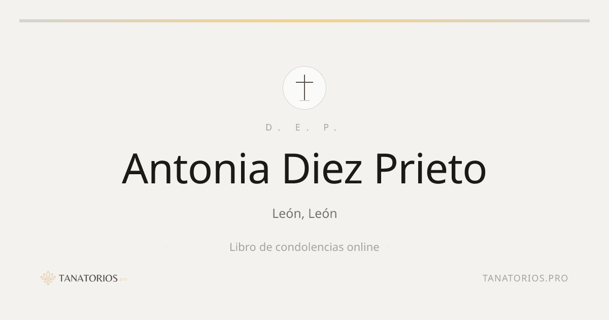 Memorial de Antonia Diez Prieto