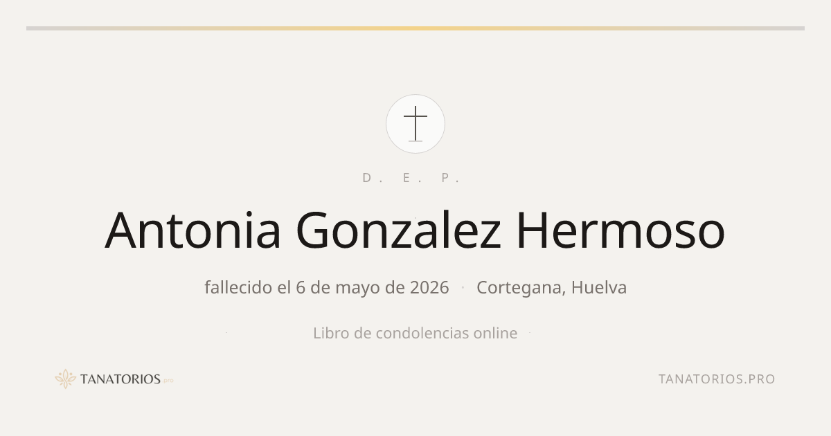 Memorial de Antonia Gonzalez Hermoso